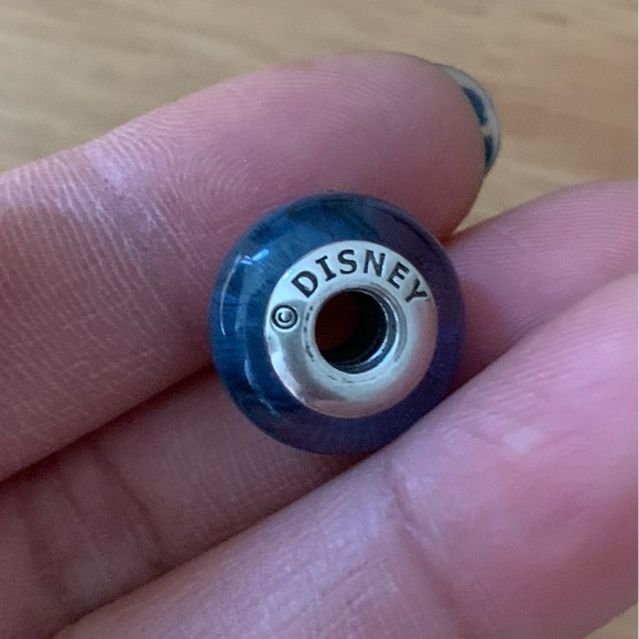 Retired Pandora Cinderella's Signature Blue Murano
Glass Disney Princess Charm - Picture 9 of 10